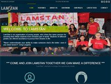 Tablet Screenshot of lamstan.com
